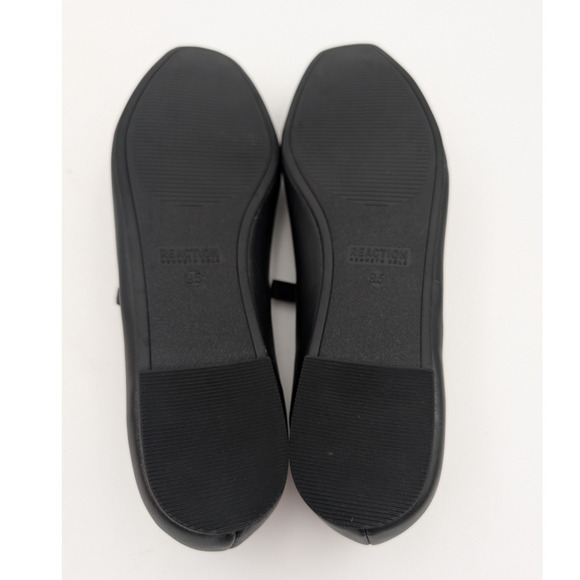 Reaction Kenneth Cole Copy Tap Ballet Flat Women's Black Size US9.5 EU40.5 - Picture 8 of 12